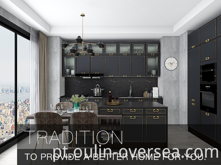 New chinese style light luxury kitchen kitchen cabinets 